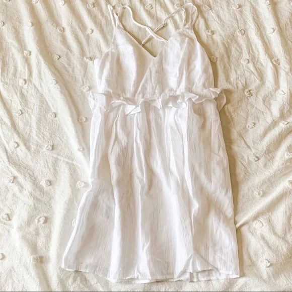 BCBGeneration white flowy summer dress - Picture 5 of 9